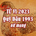 XEM TỬ VI TUỔI QUÝ DẬU 1993 NỮ MẠNG NĂM 2023