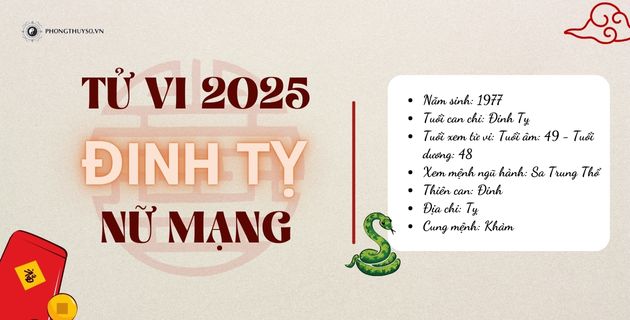 tử vi tuổi đinh tỵ năm 2025 nữ mạng