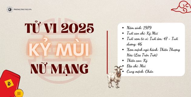 tử vi tuổi 1979 năm 2025 nữ mạng