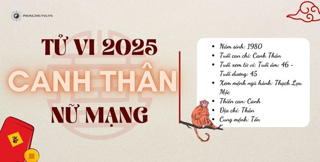 tử vi tuổi canh thân nữ mạng năm 2025