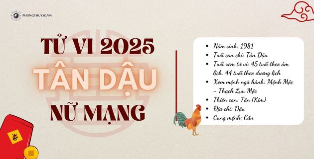 tử vi tuổi 1981 nữ mạng năm 2025