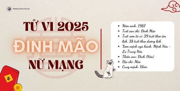 tử vi tuổi đinh mão năm 2025 nữ mạng