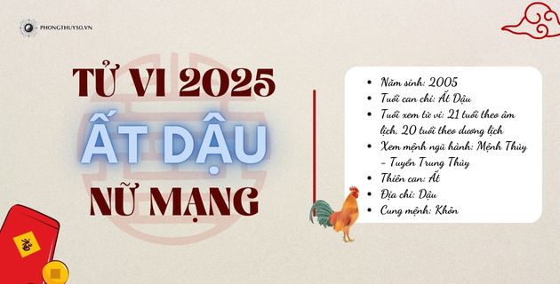 tử vi tuổi ất dậu nữ mạng năm 2025