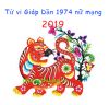 Xem Thầy luận tử vi tuổi Giáp Dần năm 2019 nữ mạng chuẩn xác 99%